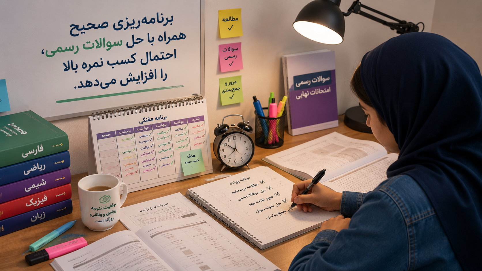 برنامه ریزی برای موفقیت در امتحانات نهایی