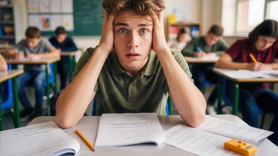کودک در آزمون قبول نشده و بسیار ناراحت است